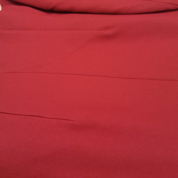 Red button ruffle suite jacket - Picture 3 of 8